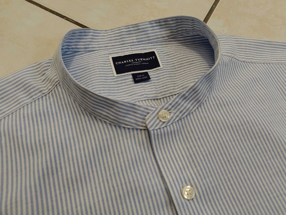CHARLES TYRWHITT - NOWA! Markowa Koszula Męska ze stójką rozmiar XL