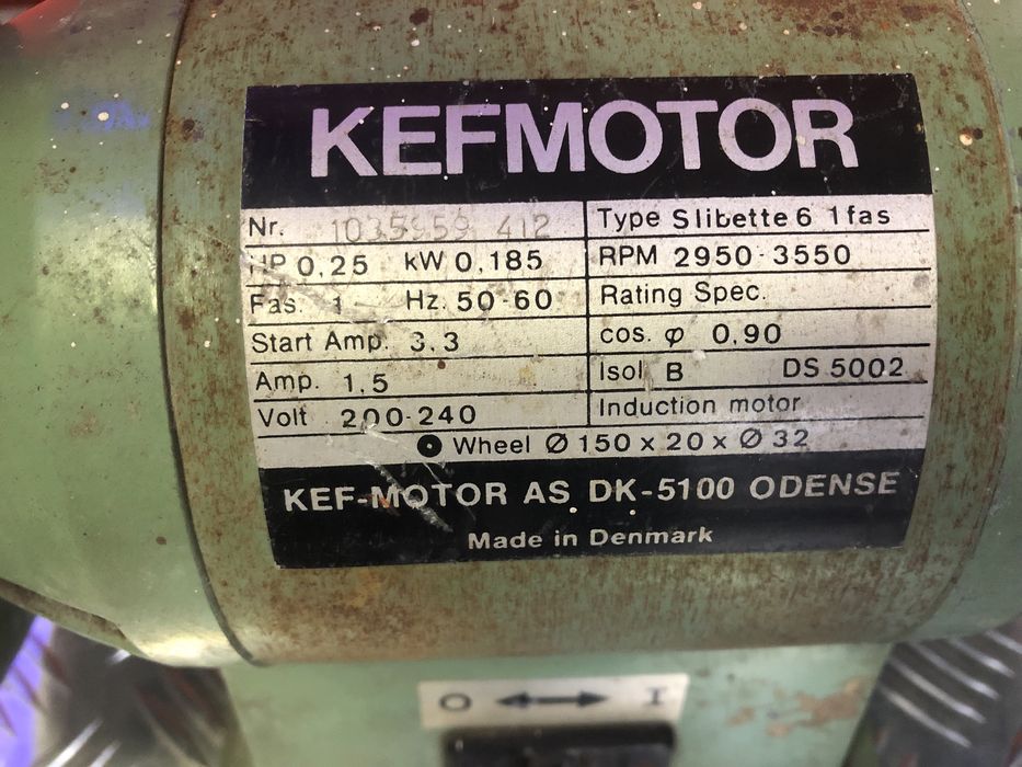 Szlifierka stołowa KEF MOTOR DK 5100
