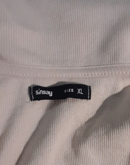 Beżowa bluzka Sinsay XL