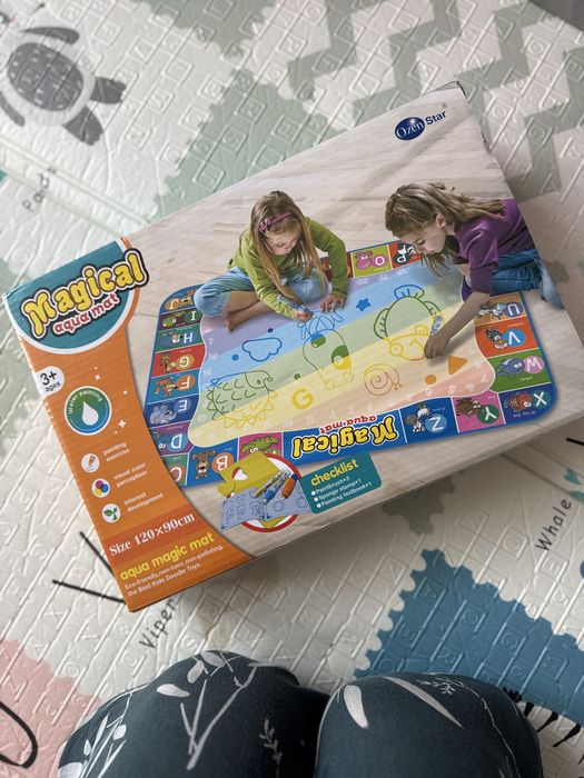 НОВИЙ Розвиваючий килимок для малювання водою | безпечно та без бруду