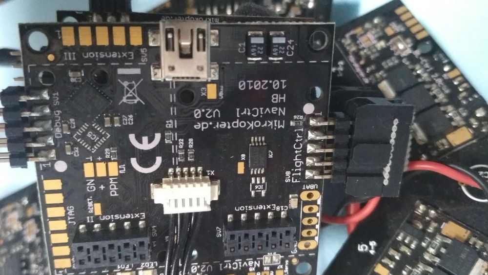 Mikrokopter controlo voo+ GPS + 6 variadores