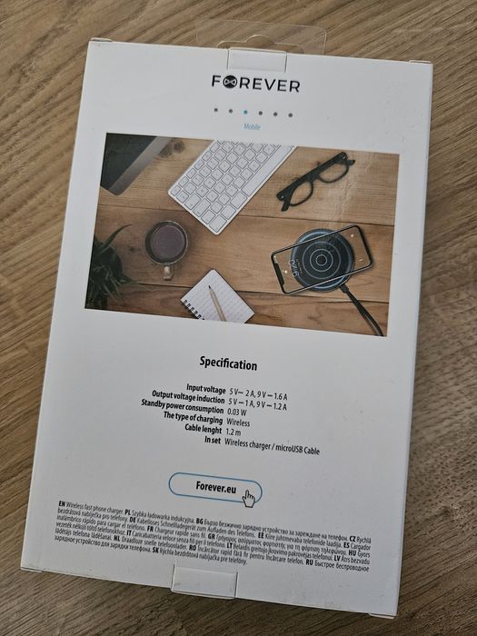 Ładowarka indukcyjna Forever nowa