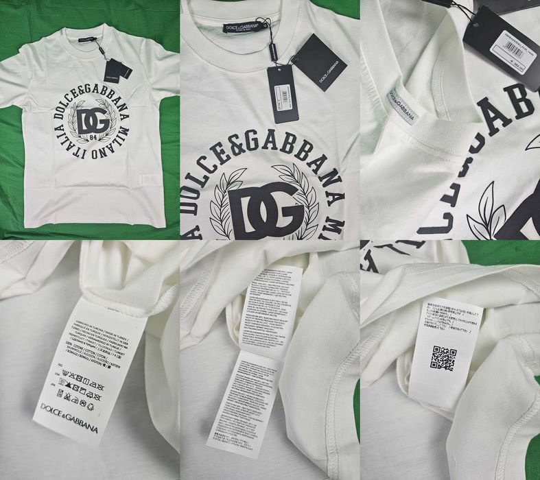 Koszulka męska prada polo dg t-shirt dolce gabbana nowość
