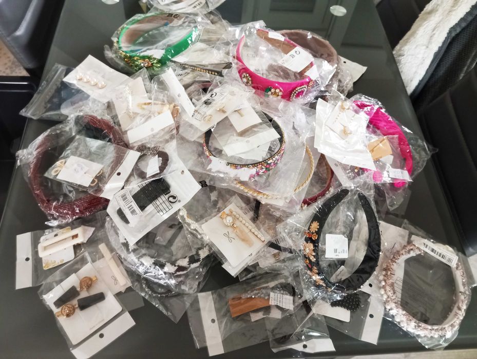 Lote de Acessórios de Cabelo