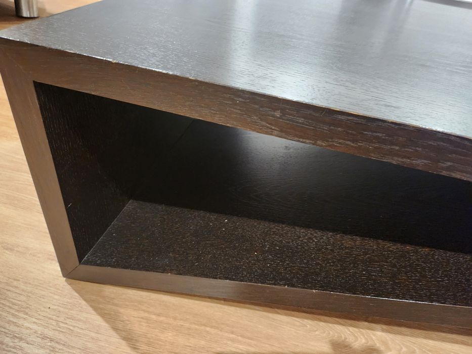 Mesa de centro em carvalho, com 1,10x75x35 alt.