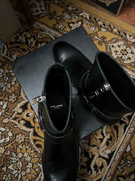 Saint Laurent Paris wyatt boots