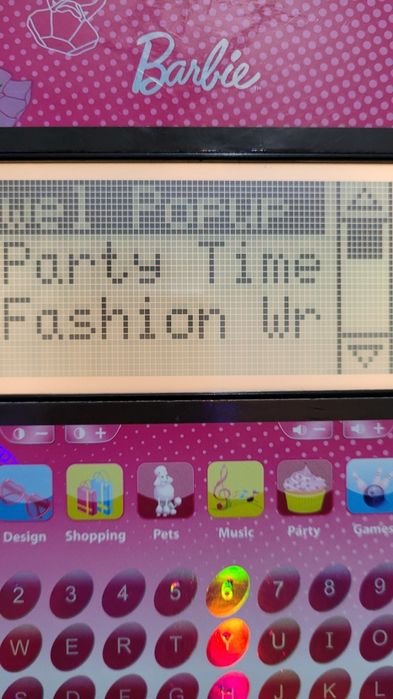 Tablet Barbie fashion z grami, kalkulatorem,prosty  język angielski