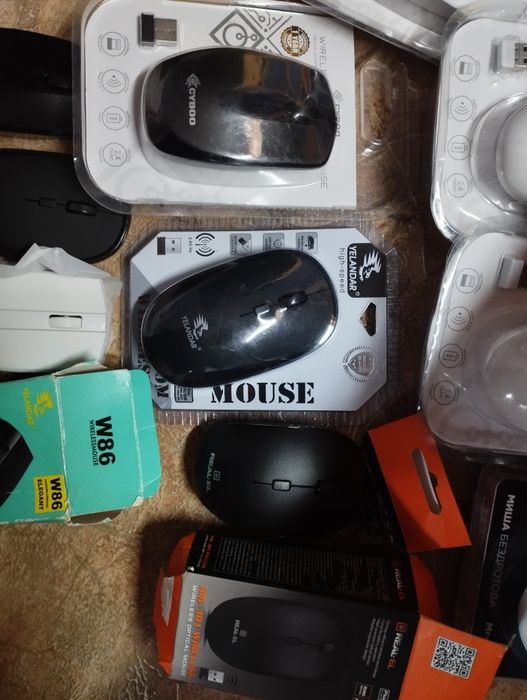 Мишка провідна та безпровідна для комп'ютера чи ноутбука