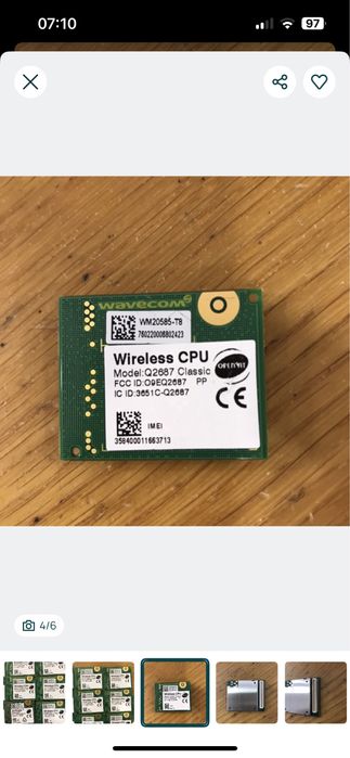 Placa Wireless pc Cpu Wavecom Q2687440102498851235843