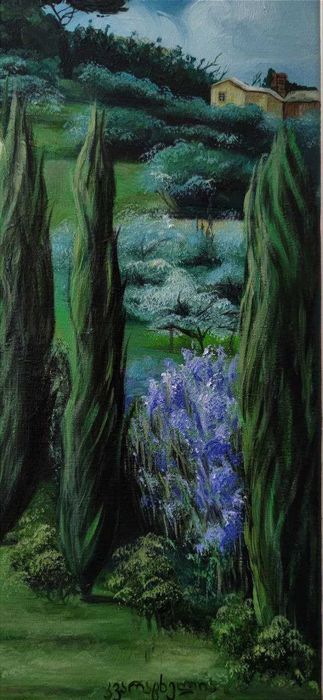 Картина маслом "Тоскана" масло, холст 50*60