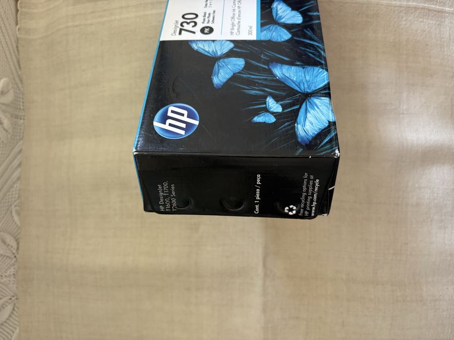 Tinteiro Original HP 730 Preto Fotográfico 300ml (P2V73A)