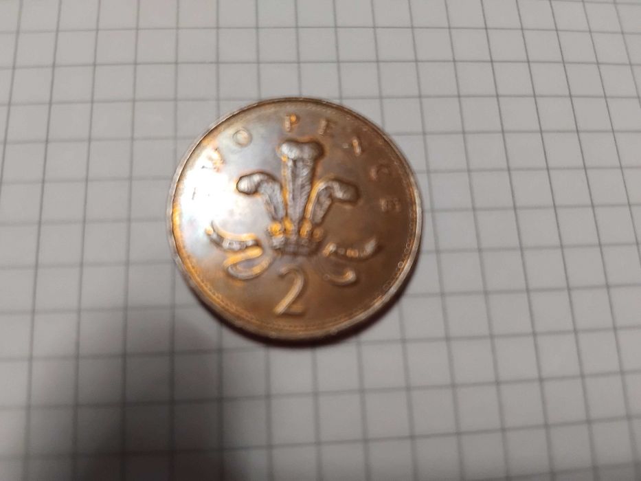 Moeda 2 Pence 2001 Elisabeth II