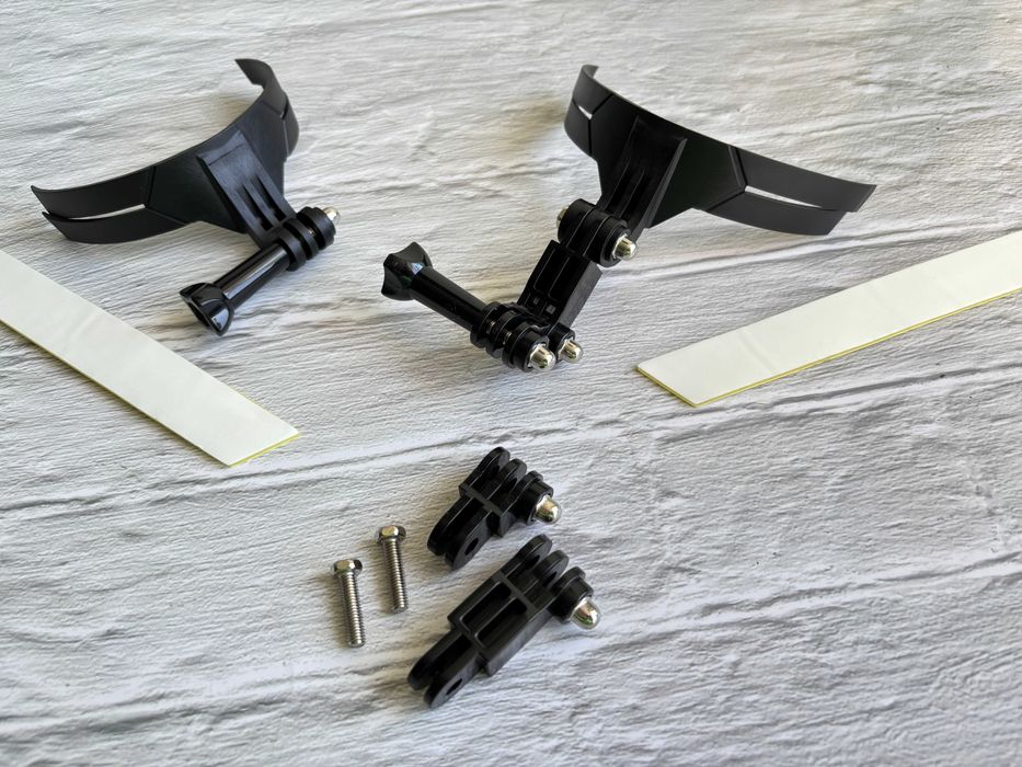 Кріплення на шолом для GoPro / Крепление GoPro на мото шлем на липучке