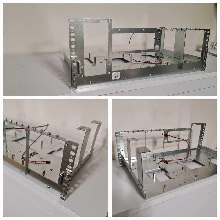 Obudowa RACK do szafy 19 cali R-CASE 1 PRO RAW / Serwer ATX / AIO 240