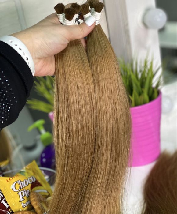 Волосся для нарощення люкс якості багато кольорів наявність русі