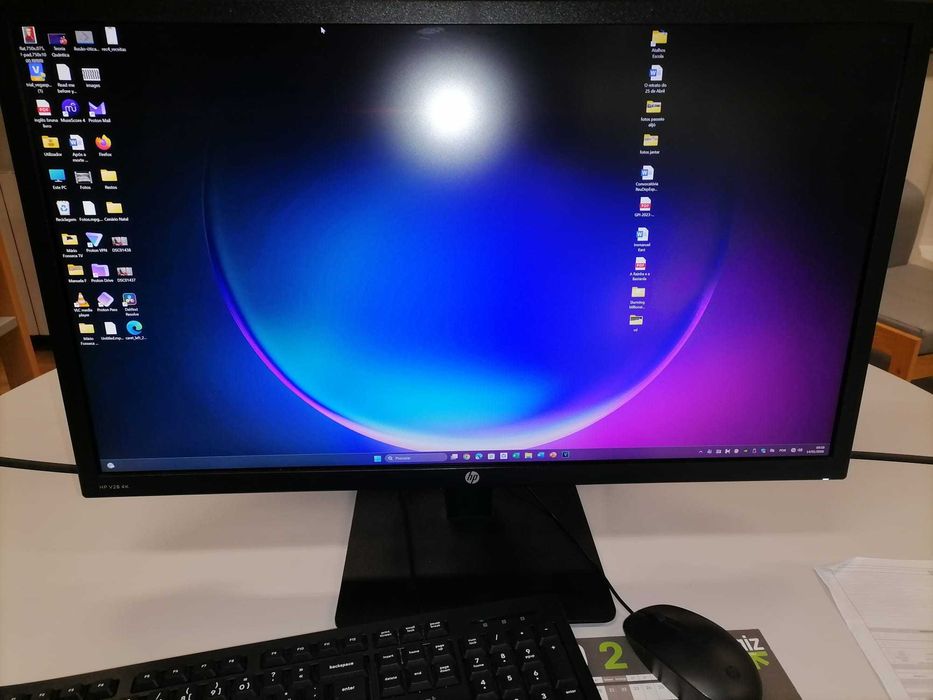 Monitor HP de 28 polegadas UHD 4K (aceito troca)