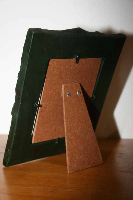 Moldura Verde de Cerâmica Vintage