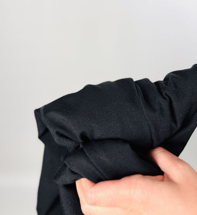 Czarne legginsy z melanżowym pasem XS 34 H&M