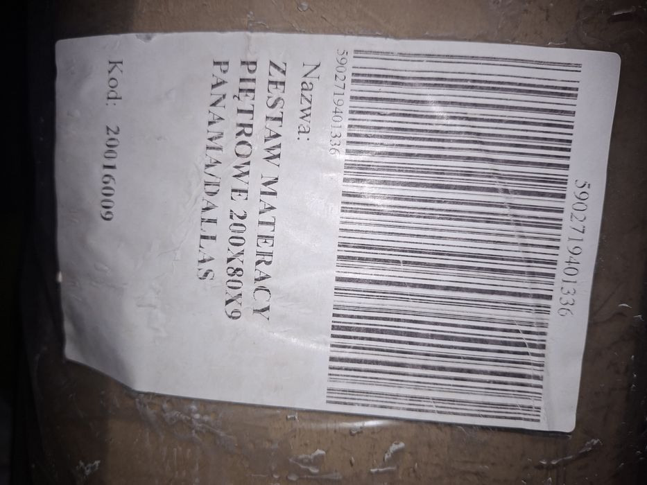 Materace 2 szt. 200x80x9