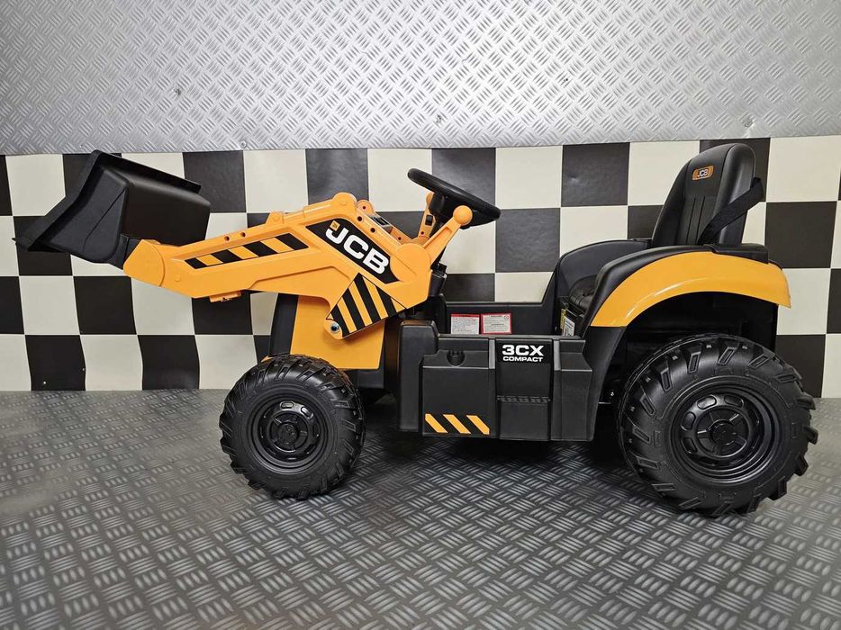 TRAKTOR Koparka Ładowarka JCB Spychacz Ciągnik Auto AKUMULATOR DZIECI