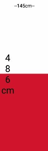 Duża flaga Polski 150 x 500 na maszt pionowa