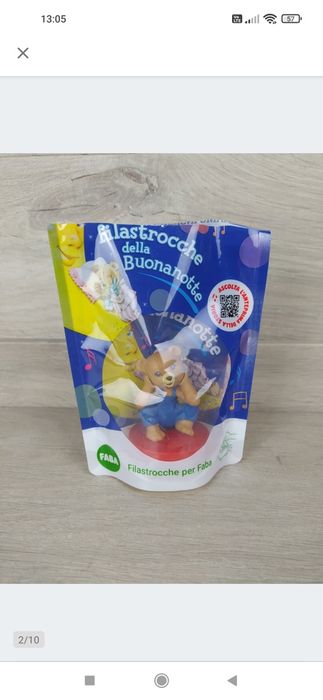 FABA Figurka dźwiękowa Rymowanki 0+ WERSJA WŁOSKA

Po zwrocie