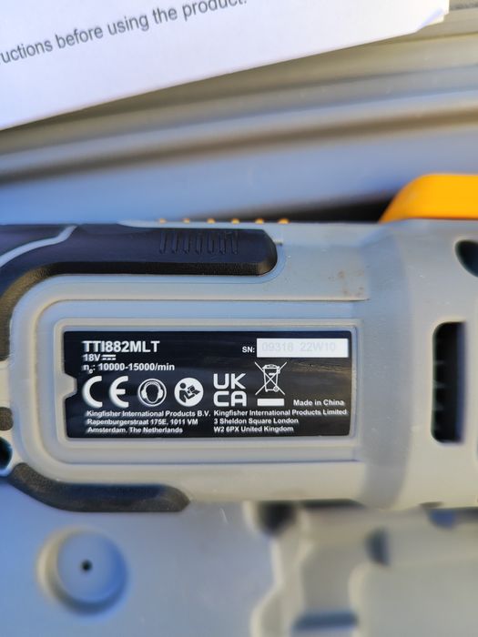 Urządzenie wielofunkcyjne Multitool Titan 18v