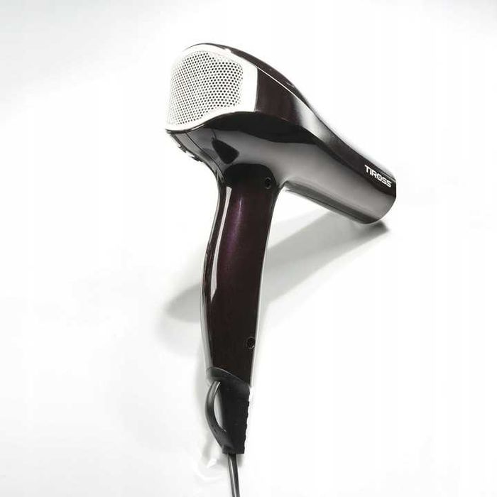 TIROSS Tania suszarka do włosów z dużą mocą 2200W, kolor śliwkowy