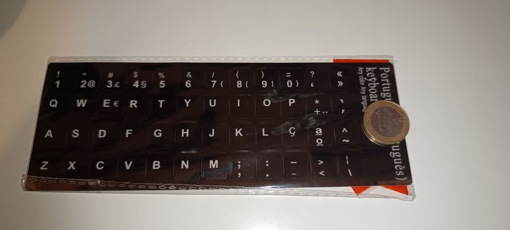 Autocolantes de conversão Teclado PT
