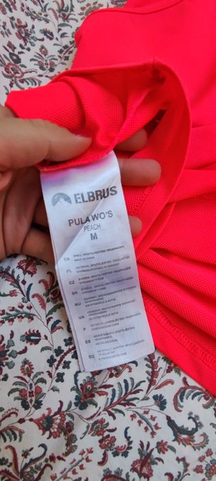 Różowa koszulka sportowa, rozmiar M, Elbrus