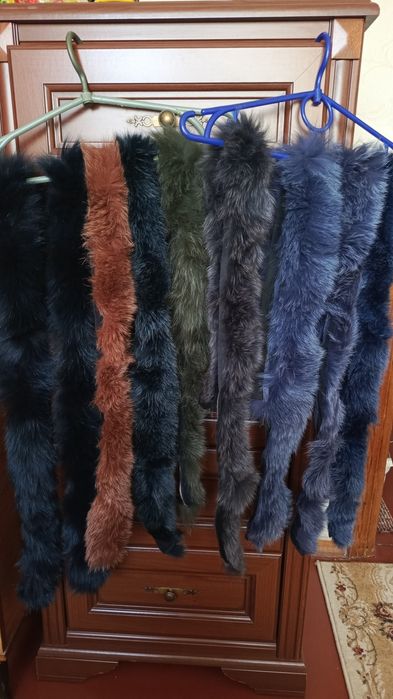 Мех опушки на капюшоны. Бубоны.