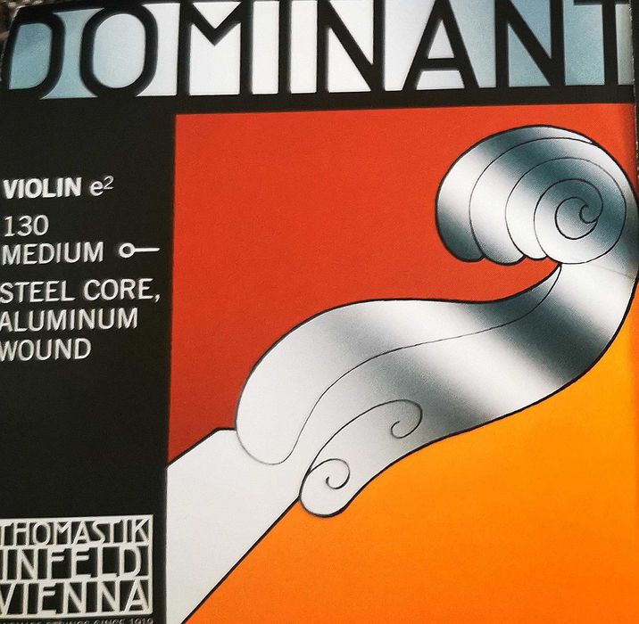 Струни для скрипки 4/4  Thomastik Dominant e² mi² 130
