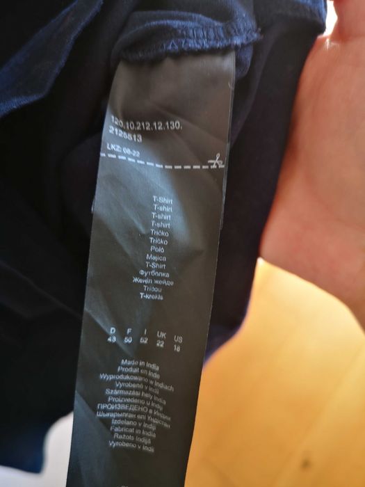 S. Oliver granatowa bluzka z długim rękawem r. 48