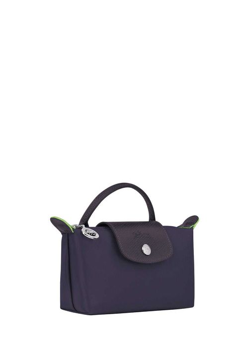 Сумка Longchamp Le Pliage Green Pouch With Handle Bilberry