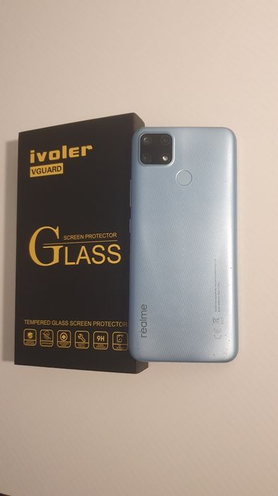 Realme 7i como novo/pouco usado e 2 películas para o telemóvel