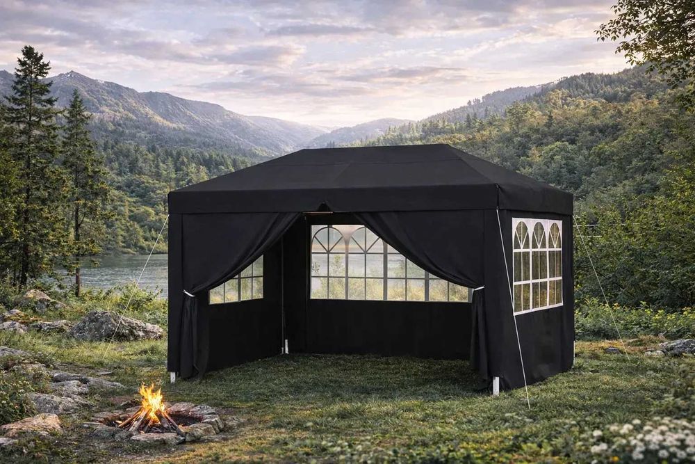 Павильон Gordon 3х3м Польша ГРАФИТ 9м² | Садовая Палатка Акция НОВЕ‼️