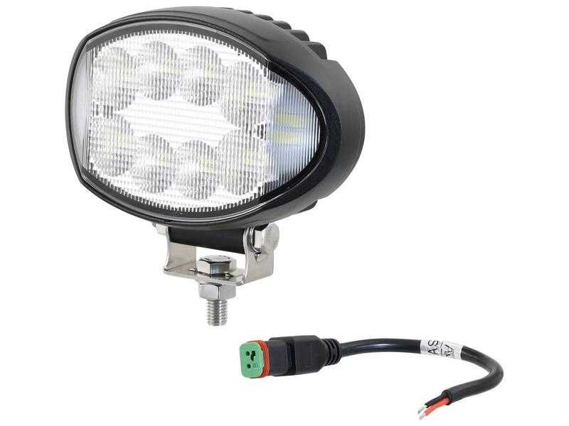 Lampa robocza LED o dużej mocy, 10-30V, owalna 7600Lumenów