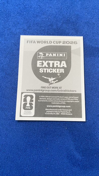 Christian Pulisic Extra Sticker Bronze Cromos Mundial 2026 Copa do Mundo Fifa World Cup