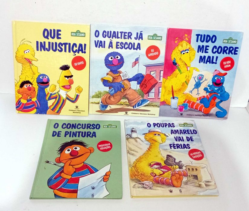 Livros da Coleção da Rua Sésamo (mais nas restantes fotos)