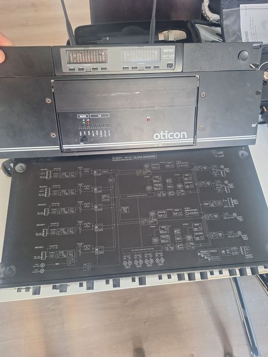 zestaw  naglosnienia + 6 nadajnikow mipro  2 x  Apart ,Mipro , Oticon