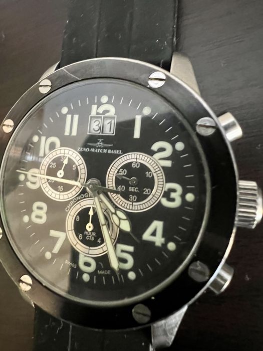 Relogio Zeno Watch Basel Screws 5040 Chorograph