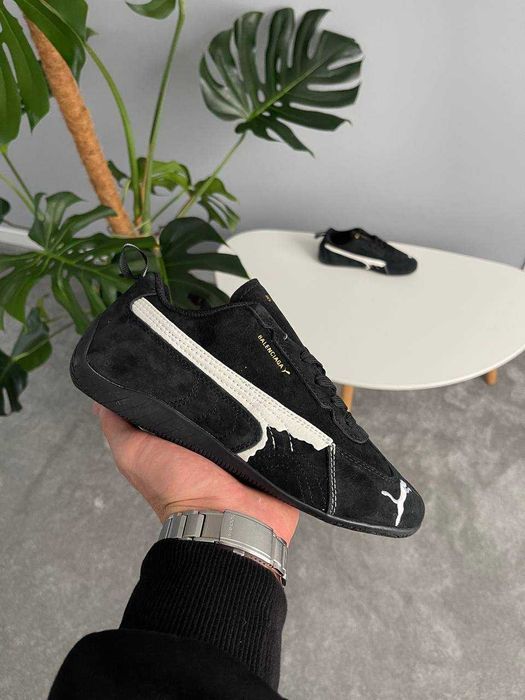 Кросівки Puma Speedcat Suede Balenciaga In Black premium | Кроссовки жіночі