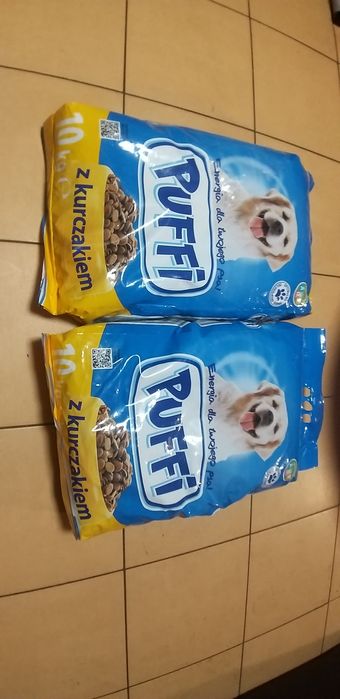 karma sucha dla psa puffi 2x10 kg 20 kg z kurczakiem