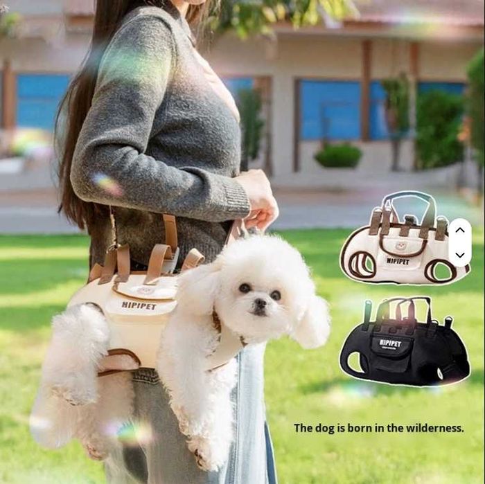 Переноска для собак Hipipet—Комфорт для спини та затишок дляулюбленця!
