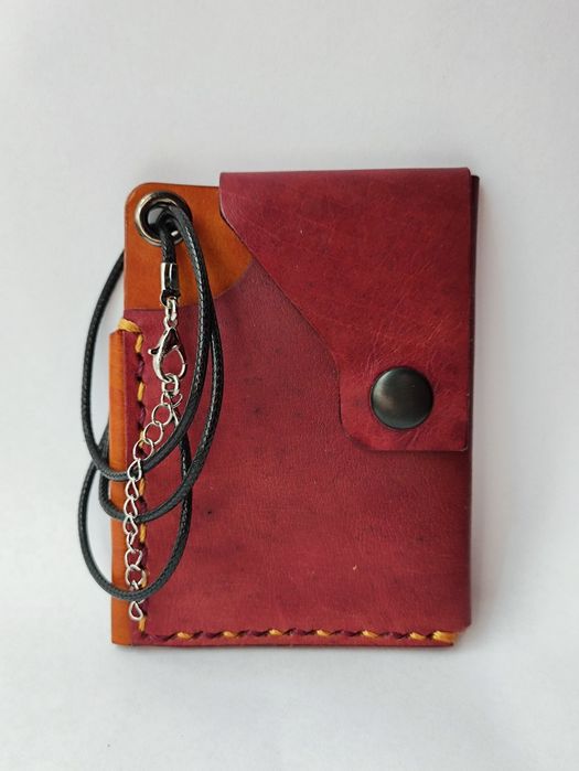 Cardholder skórzany