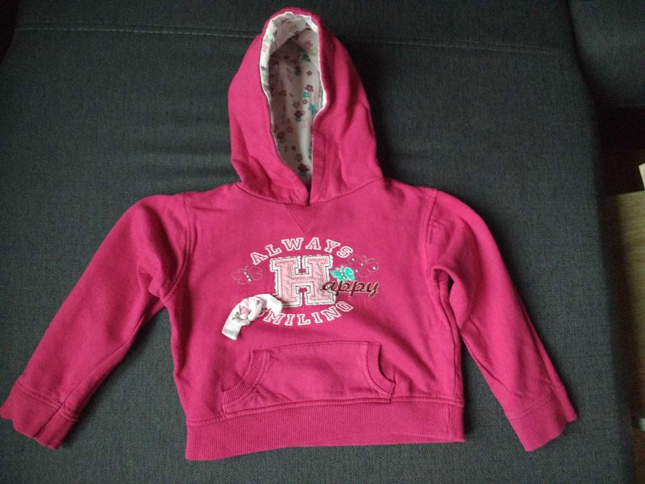 Bluza z kapturem dla dziewczynki