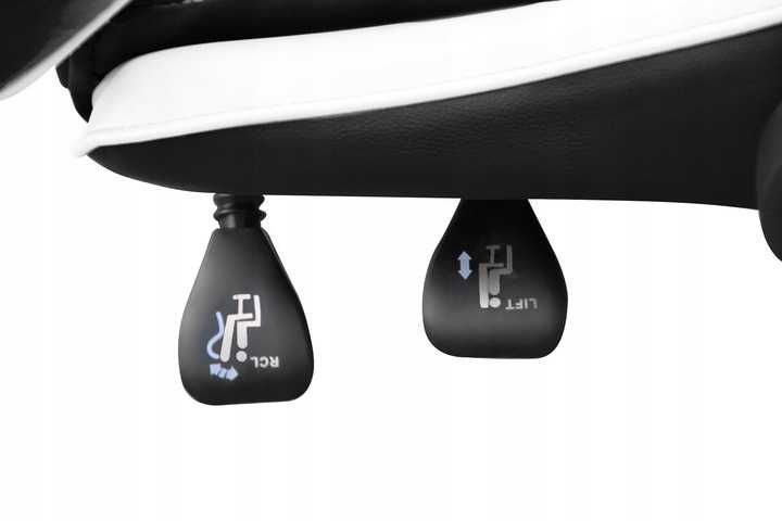 NOWY FOTEL Gamingowy Z Masażem Pleców Krzesło Dla Gracza Obrotowy