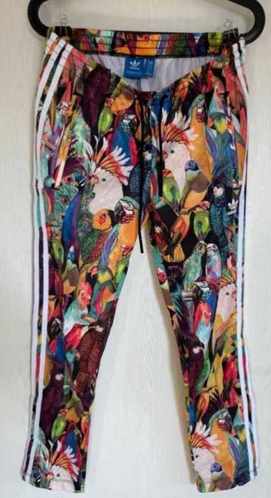 REZERWACJA Adidas PASSAREDO SWEAT bluza spodnie papugi tropikalne