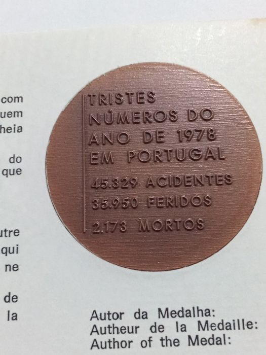 Filo-Medalhística - Campanha de Prevenção Rodoviária