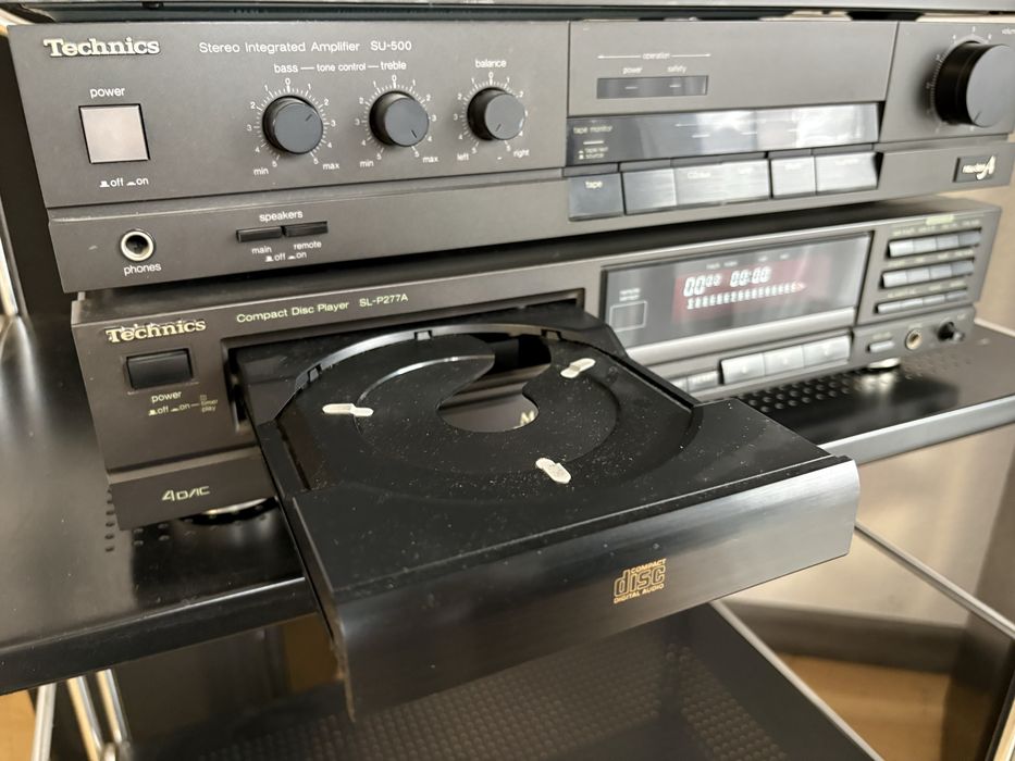 Wieża Technics – wzm. SU-500, tuner ST-G470, CD SL-P277A, EQU SH-8046